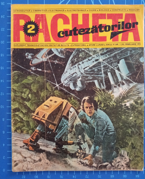 Racheta Cutezatorilor 1974 februarie Nr 2 / BD Greseala istetilor / Minitehnicus
