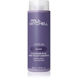 Paul Mitchell Blonde Platinum Plus Deep Violet Shampoo sampon violet neutralizeaza tonurile de galben 300 ml