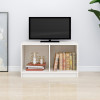 Comoda TV, alb, 70x33x42 cm, lemn masiv de pin GartenMobel Dekor, vidaXL