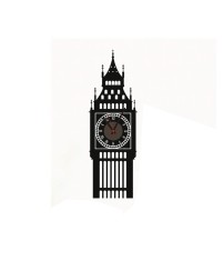 Ceas decorativ de perete, Big Ben, Ceas cu Autocolant, 90 cm, CD882