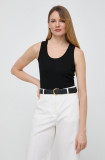 Weekend Max Mara top femei, culoarea negru 2415360000000