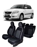 Cumpara ieftin Set huse scaune Originale SKODA FABIA 2008-2014 Premium (Bancheta fractionata )