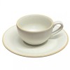 Set Ceasca si farfurie pentru Espresso, CAFFINO, Portelan cu aspect mat, 80 ml
