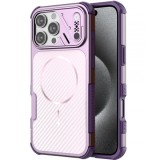 Husa MagSafe pentru Apple iPhone 16 Pro Max, OEM, Carbon and Corner Protection, Mov