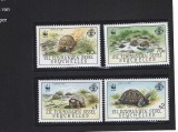 SEYCHELLES 1985 WWF FAUNA PROTEJATA TESTOASE COTA MICHEL 50 EURO