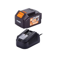 FUSE SET Acumulator 3.0Ah cu incarcator 2.4A, Villager VL067113 foto