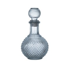 Sticla pentru lichior cu forma rotunda si romburi, 500 ml, transparenta, ATU-086883 foto