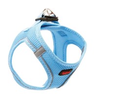 Ham pentru caini Tailpetz air mesh, 2XS, albastru