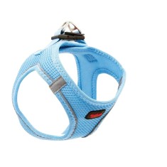 Ham pentru caini Tailpetz air mesh, 2XS, albastru