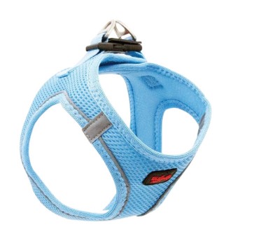 Ham pentru caini Tailpetz air mesh, 2XS, albastru foto