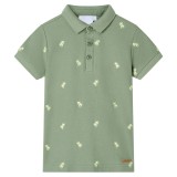Tricou polo pentru copii, kaki, 128
