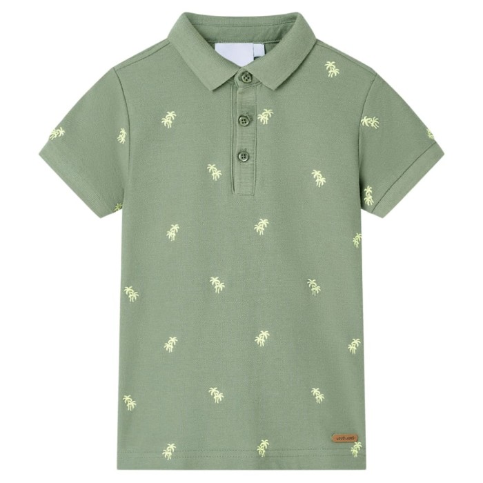 Tricou polo pentru copii, kaki, 128