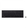 Tastatura wireless Hama Cortino, 105 taste, alimentare 1 x AAA, Negru