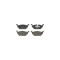 Placute frana SEAT LEON 1M1 BREMBO P85041