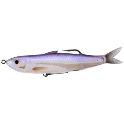 Swimbait LIVE TARGET Hollow Body Shiner Walking Bait, Violet Ghost Shiner, 11.5cm, 14g foto