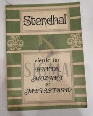 STENDHAL - VIETILE LUI HAYDN MOZART SI METASTASTO foto