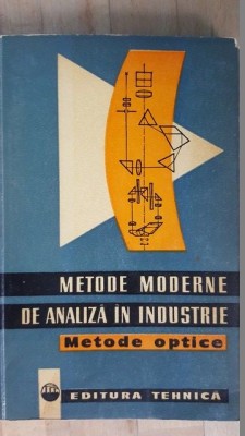 Metode moderne de analiza in industrie. Metode optice foto