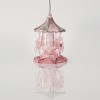 Set 2 ornamente brad Pink Carrousel
