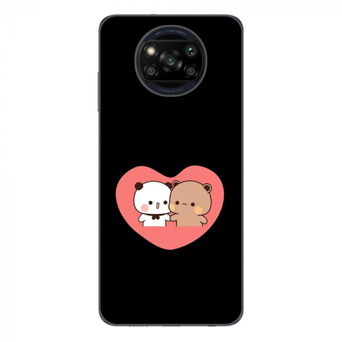 Husa compatibila cu Xiaomi Poco X3 Pro Silicon Gel Tpu Model Bubu Dudu In Heart