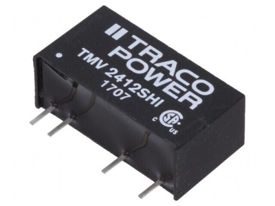Convertor DC/DC 1W 24V la 12V 84mA foto