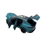 Macheta replica Aston Martin DBX turcoaz cu sunete si lumini scara 1:32