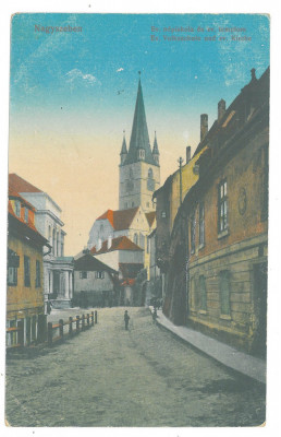 2576 - SIBIU, Romania - old postcard - used - 1918 foto