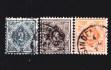 Cumpara ieftin ✅ ( S34 ) Germania veche - Wurttemberg 1896 " Cifra in romb " ,serie Michel 104/106 cota 16 &euro; , stampilat
