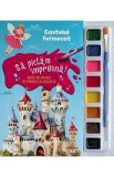 Castelul fermecat. Să pictăm &icirc;mpreună! Carte de colorat cu pensulă și acuarele