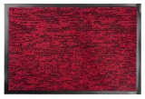 Covoras de intrare MagicHome antiderapant 40x60 cm, negru-rosu