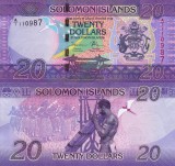 Bancnota Solomon Islands 20 Dolari 2017 UNC, Insulele Solomon, Necirculata