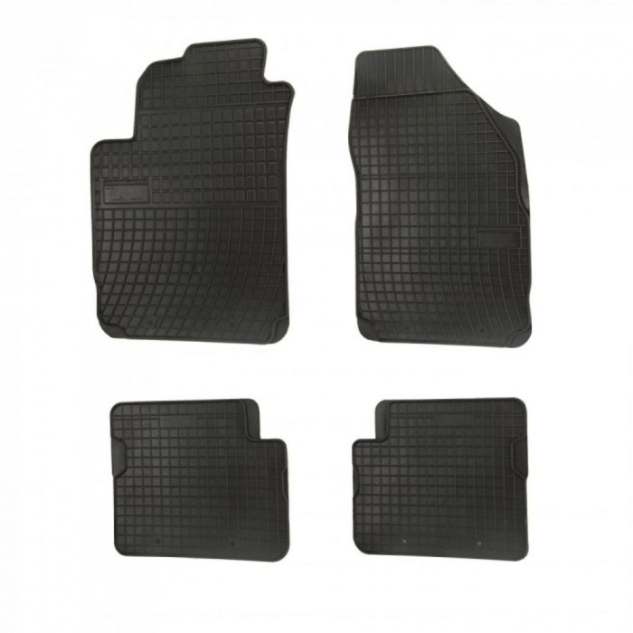 Set covorase auto din cauciuc Alfa Romeo Giulietta 2010-2020, Fiat Stilo 2002-2008, presuri BestAutoVest, negre, 4 buc.