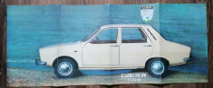 Afis pliant prezentare reclama Dacia 1300 foto