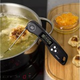 Termometru electronic de bucatarie, negru, KingHoff