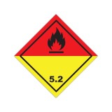 Autocolant ADR 5.2 Substanțe peroxid organice