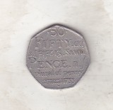 bnk mnd Anglia Marea Britanie 50 pence 2005 Johnson&#039;s Dictionary