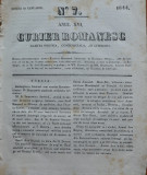 Curier romanesc , gazeta politica , comerciala si literara , nr. 7 din 1844