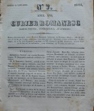Cumpara ieftin Curier romanesc , gazeta politica , comerciala si literara , nr. 7 din 1844
