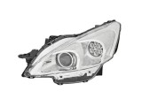 Far PEUGEOT 508, 12.2011-12.2014 model RXH, partea Stanga, VALEO, cu lumina de zi;tip bec D1S+LED; electric; fara bec descarcare; fara ballast; cu mo