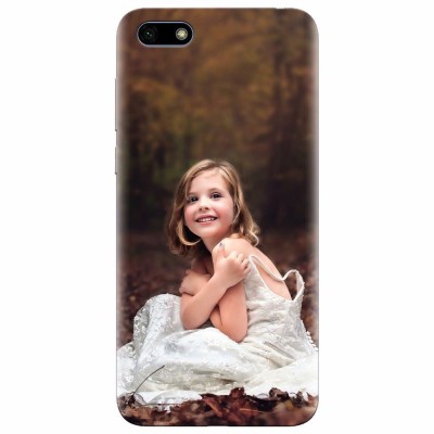 Husa silicon pentru Huawei Y5 2018, Girl In Wedding Dress Atest Autumn foto