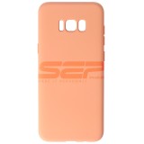 Husa Silicon Samsung Galaxy S8 Plus Coral - High Copy - Protectie Telefon