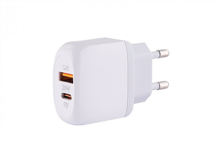 Incarcator De Retea 20w Usb-c Pd + Qc3.0 Maway 63046