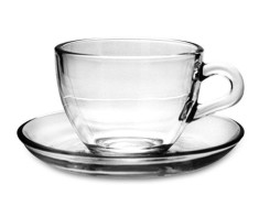 copy of Set de cafea, Pasabahce 97984, 12 piese, 6 cesti si 6 farfurioare, sticla, 90 ml