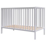 Cumpara ieftin Patut copii din lemn Hubners Dominic 120x60 cm alb