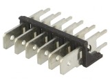 Conector Spadă 6,3mm 0,8mm Oțel Cositorit 500V
