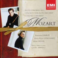Mozart: Flute Concerto No. 1 / Concerto For Flute And Harp / Clarinet Concerto | Emmanuel Pahud, Marie-Pierre Langlamet, Sabine Meyer, Berliner Philha