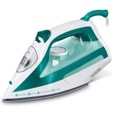 Fier de calcat cu abur Sencor 2600W, talpa ceramica, jet 160 g/min