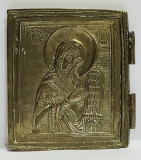 Fragment de triptic din bronz, Rusia, cca. 1900