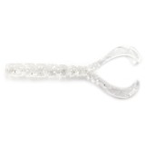 Twister Mustad Aji Chiki, Clear Silver Glitter, 4.3cm, 13buc/plic