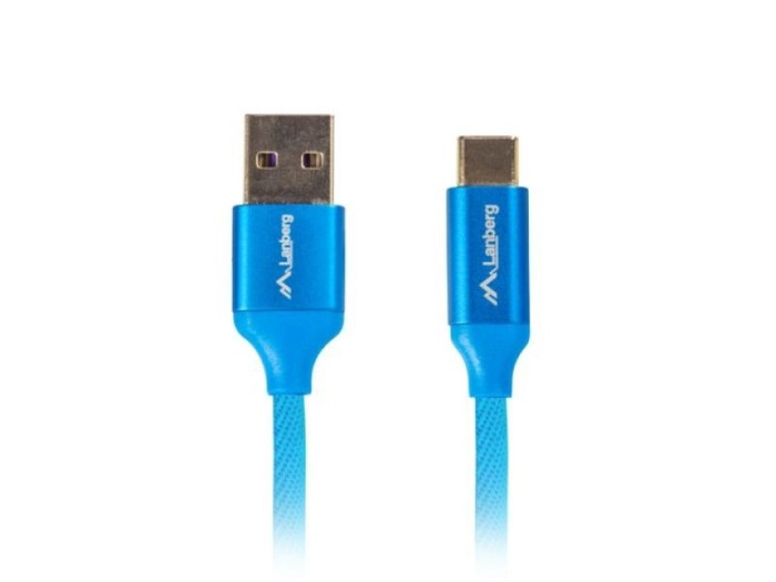 Cablu USB-C(M) USB-A(M) 2.0 1,8 m albs