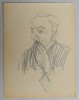Mihu Vulcanescu &quot;Portret de barbat&quot; desen, Portrete, Carbune, Altul